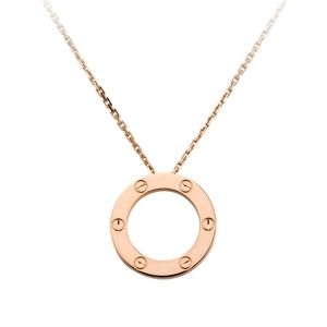 "C" LOVE SCREW FASHION NECKLACE
